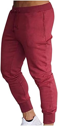 8 Прости мъжки Есенно-зимни панталони с Висока Улична мода за Почивка, Свободни спортни Панталони за Джогинг, Едноцветни Панталони дантела,