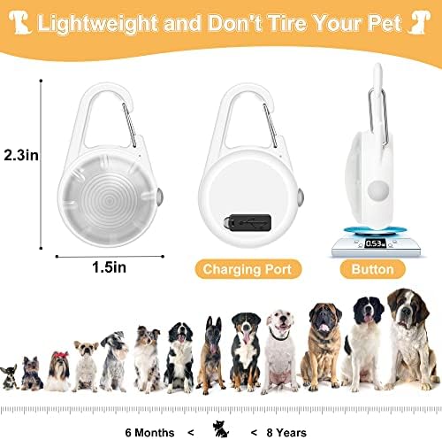 Лампа за яка за кучета, 4 Режима на Осветление за кучета за нощни разходки, Лампа за кучета, което променя цвета RGB, Акумулаторна Лампа