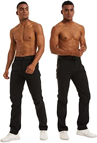 Мъжки Водоустойчив Туристически Панталони Satankud от пледовой тъкан на Лигавицата на Руното с Колан