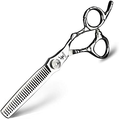 XUANFENG Сребърни Ножици за Коса 6 инча 440C Стоманени ножици за подстригване на коса за Дома или Фризьорски Ножици за подстригване и