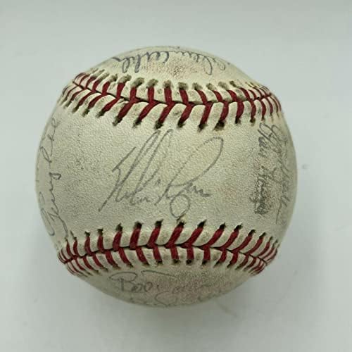Нолан Райън 1983 Отборът На Хюстън Астрос Подписа Ретро Бейзбол С Автограф - Бейзболни Топки С Автографи