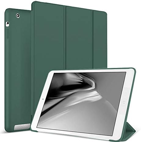 Калъф Aoub за iPad 2/3/4 (стар модел), Ультратонкая Лека Трехстворчатая поставка, Интелигентен Автоматичен режим на заспиване /събуждане,
