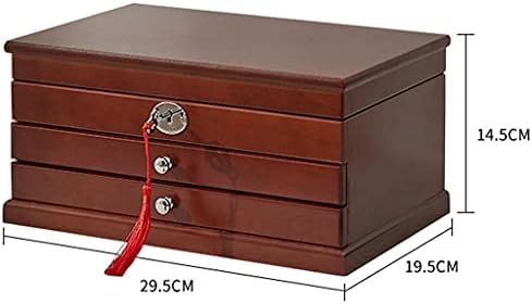 Ковчег за бижута, изработени От Борова Дървесина, Кутия За съхранение на Бижута, Метални Обеци, Кутия За съхранение на Бижута в стил