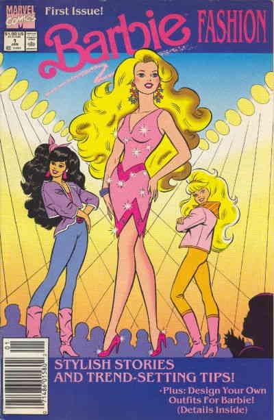 Мода за Барби № 1 (павилион за вестници) ОСТАВЯ много да се желае; Комиксите на Marvel