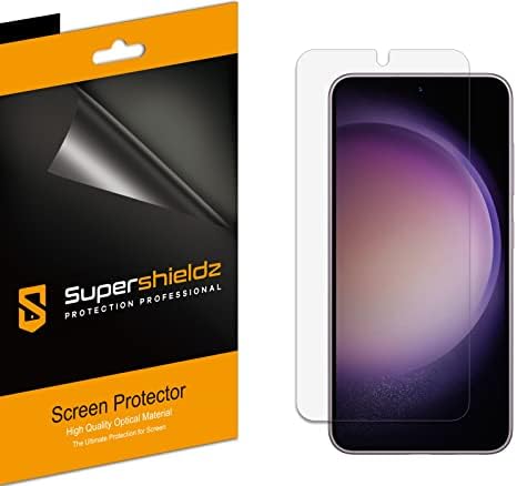 Supershieldz (3 опаковки) е Предназначен за Samsung Galaxy S23 5G Защитно фолио за екрана, прозрачен филм с висока разделителна способност