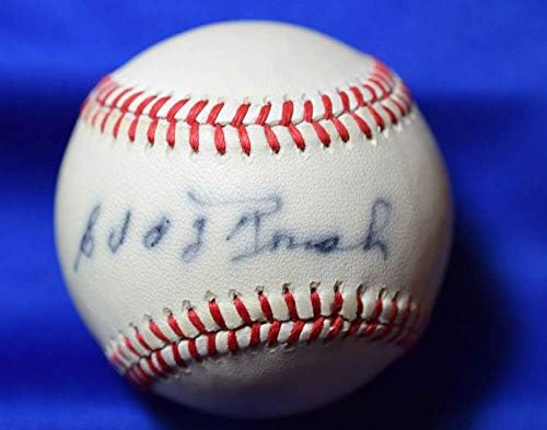 Edd Руш JSA Coa автограф OAL Американската лийг Бейзбол с автограф от ръката на